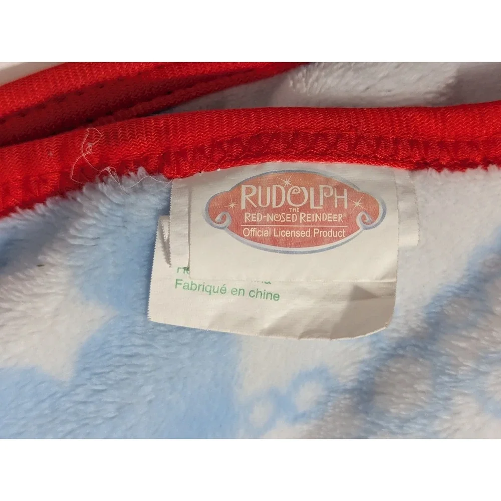 Rudolph plush baby toddler‎ child throw blanket Dolly Spot Elephant Hermey blue